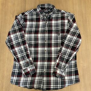 Chaps Men’s Flannel Button Down Long Sleeve Shirt